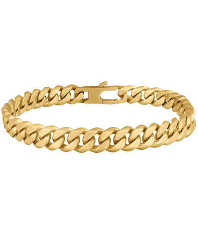 SON armbånd stål børstet 19cm IPGold