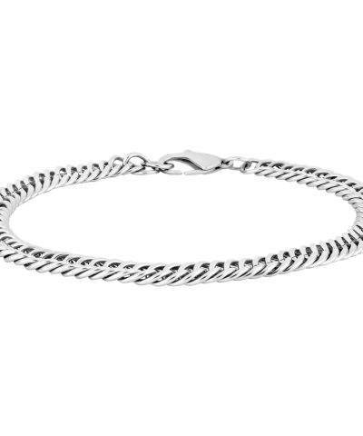 SON armbånd stål blank 19cm