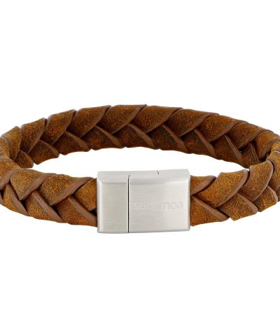 SON armbånd brun kalveskin 23cm
