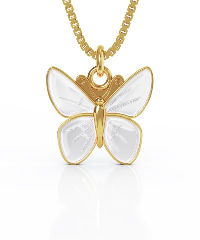 Liv - Anh. Sommerfugl. Hvit