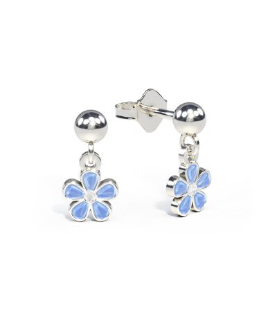 Pia&Per ØREHENG, BLOMST BLÅ