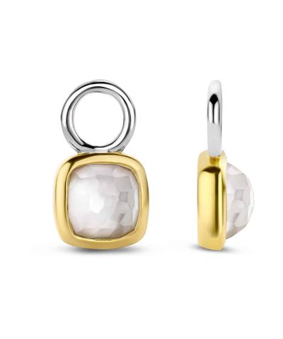Ti Sento - Milano mother of pearl earcharms 9248MW