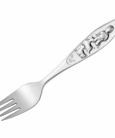 EIK Barn - Bæ bæ lille lam Barnegaffel i sølv, til gutt