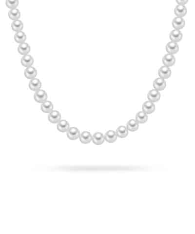 Perlekjede 6 mm 50 cm