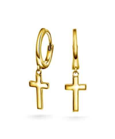 Øreringer i sølv, kors