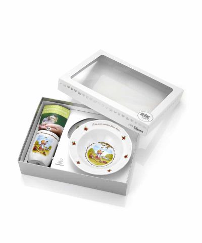 EIK Barn - Du som metter liten fugl 3 deler porselen, til pike