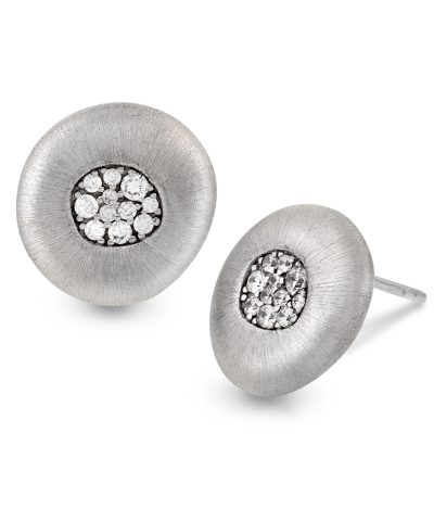 Øredobber i sølv med zirkonia