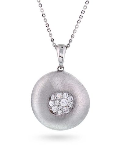 Smykke i sølv med zirkonia