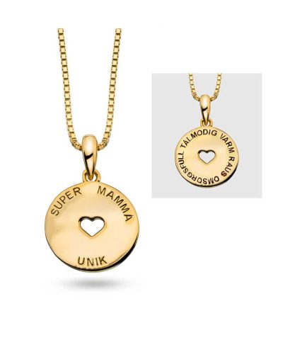 Smykke i sølv SUPER MAMMA