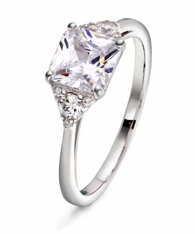 Pan Jewelry Ring i sølv med zirkonia