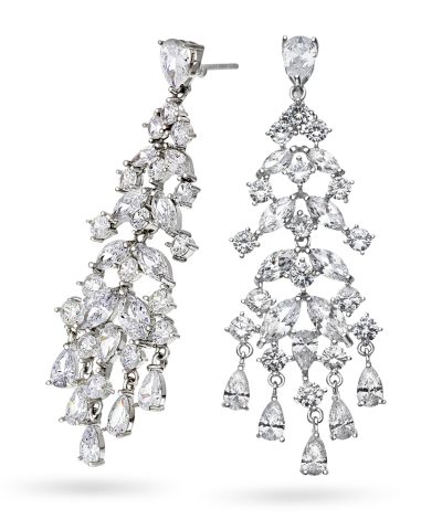 Øredobber i sølv med zirkonia