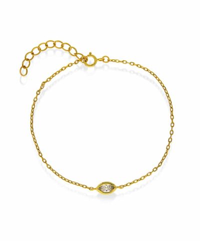 Pan Jewelry - Armbånd i sølv med zirkonia