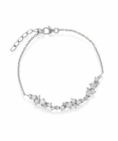 Pan Jewelry - Armbånd i sølv med zirkonia