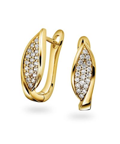 Pan Jewelry Øredobber i sølv med zirkonia