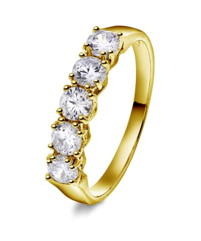 Pan Jewelry - Ring i sølv med zirkonia