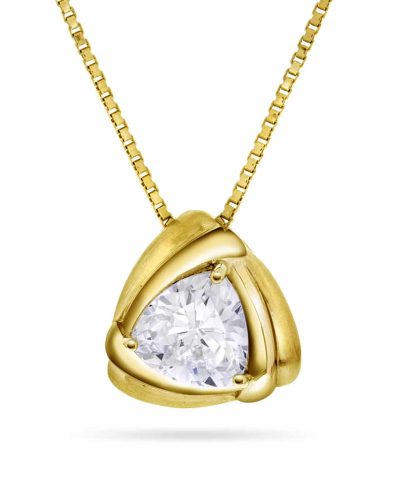 Smykke i sølv med zirkonia