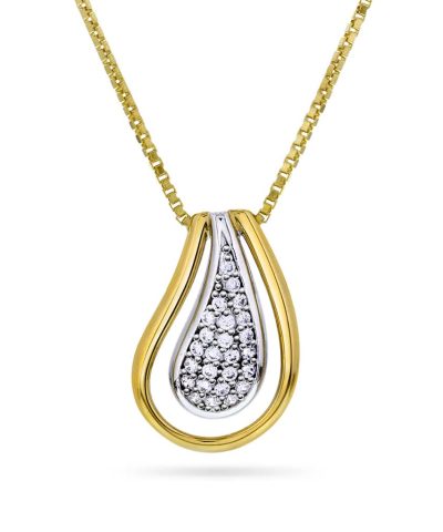 Smykke i sølv med zirkonia