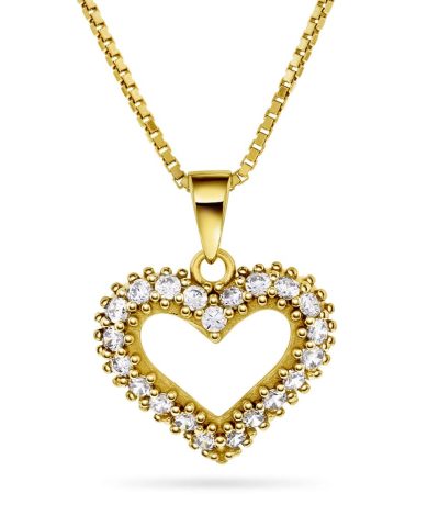 Smykke i sølv med zirkonia