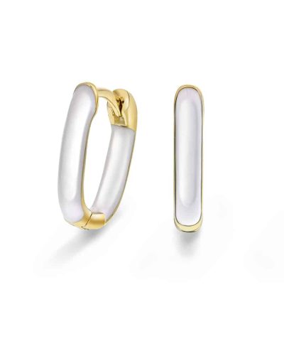 Øreringer i sølv hvit