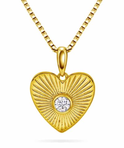 Smykke i sølv med zirkonia