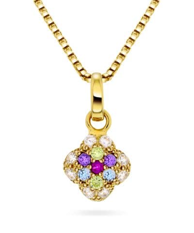 Smykke i sølv med zirkonia