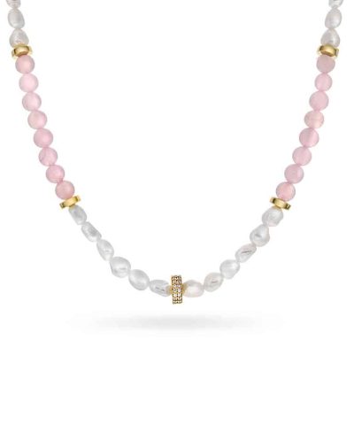 Smykke i sølv med ferskvannsperle