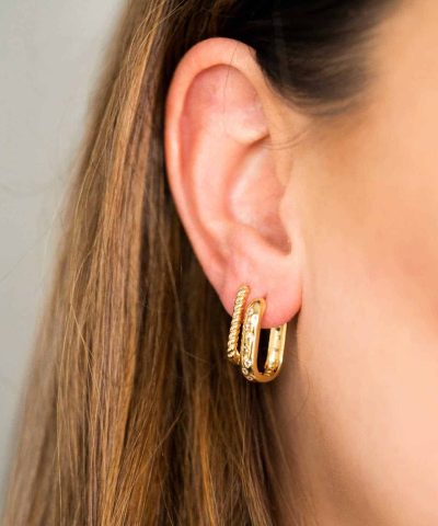 Alternative view of Øreringer i sølv