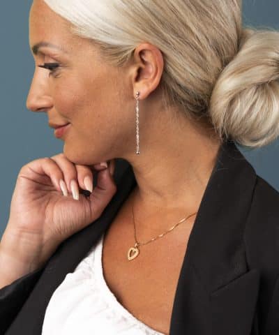 Alternative view of Smykke i sølv med zirkonia