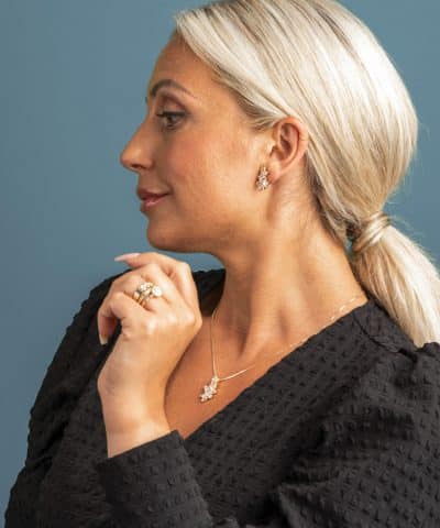 Alternative view of Smykke i sølv med zirkonia