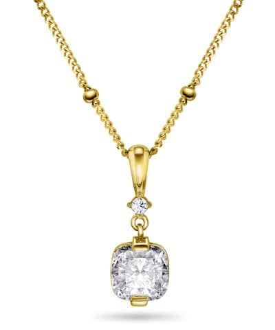 Smykke i sølv med zirkonia