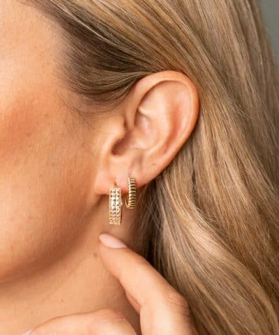 Alternative view of Øreringer i sølv