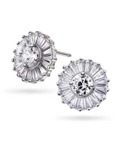 Øredobber i sølv med zirkonia