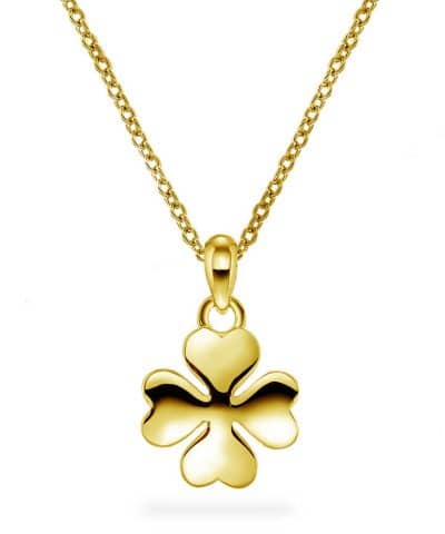 Smykke i sølv kløver