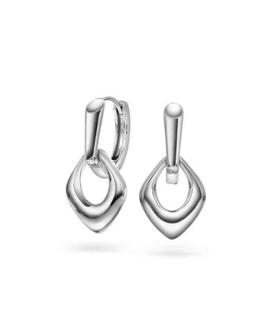 Helsinki Halo øreringer i sølv