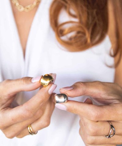 Alternative view of Tokyo Twilight øreringer i sølv