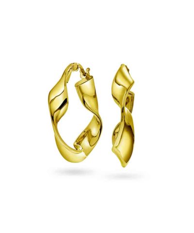 Toronto Twisted øreringer i sølv