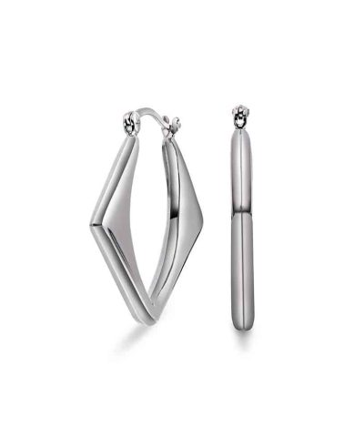 Reykjavik Radiance øreringer i sølv