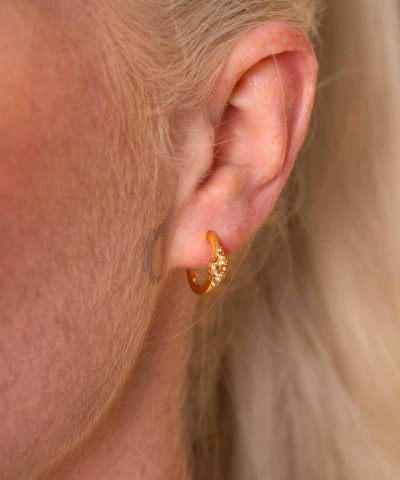 Alternative view of Rio Radiance øredobber i sølv med zirko