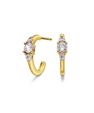 Rio Radiance øredobber i sølv med zirko