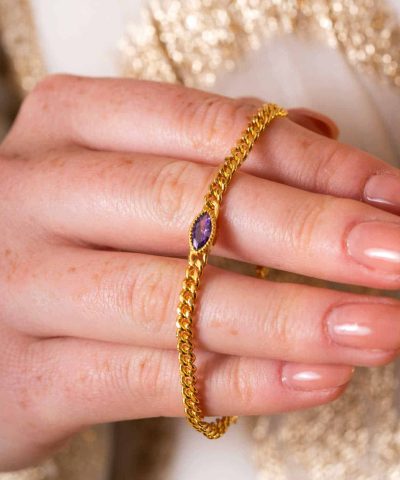 Alternative view of Rio Radiance armbånd i sølv med zirkonia