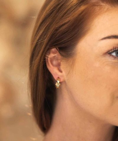 Alternative view of Athens Aura øredobber i sølv