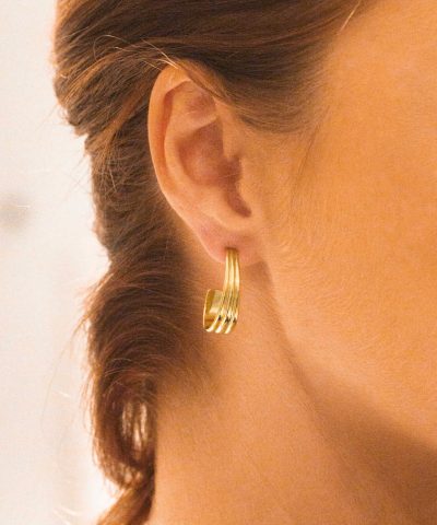 Alternative view of Athens Aura øredobber i sølv