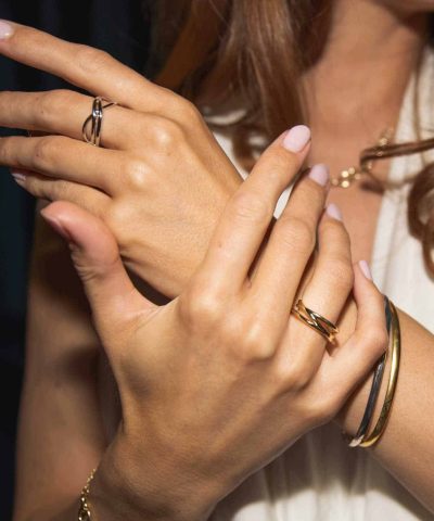 Alternative view of Madrid Magic ring i sølv