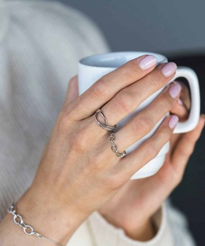 Alternative view of Amsterdam Amour ring i sølv