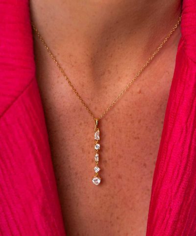 Alternative view of Viva Vegas smykke i sølv med zirkonia