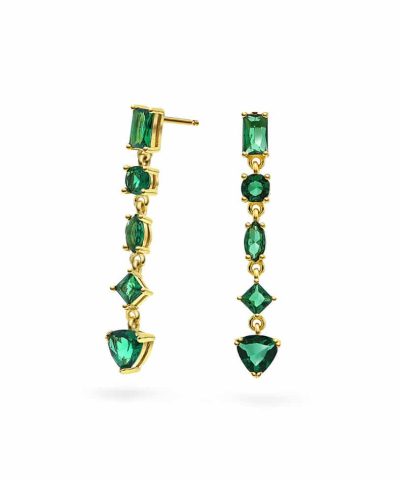 Viva Vegas øredobber i sølv med zirkonia