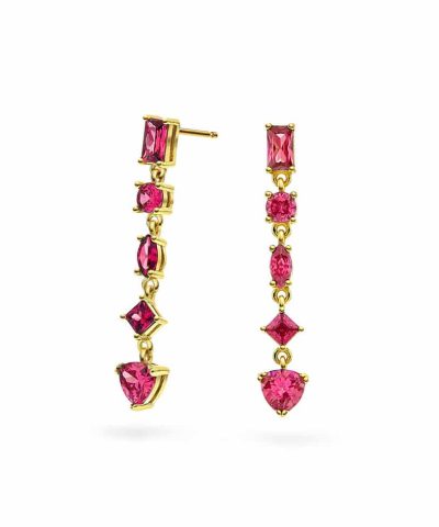 Viva Vegas øredobber i sølv med zirkonia