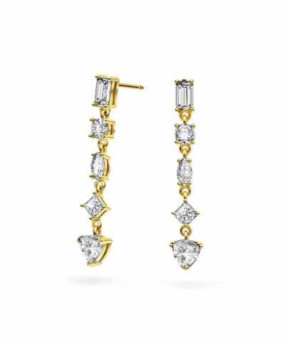 Viva Vegas øredobber i sølv med zirkonia