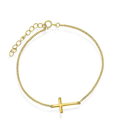 Armbånd i sølv kors