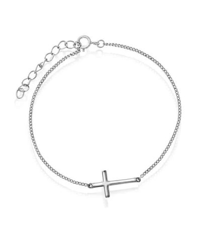 Armbånd i sølv kors